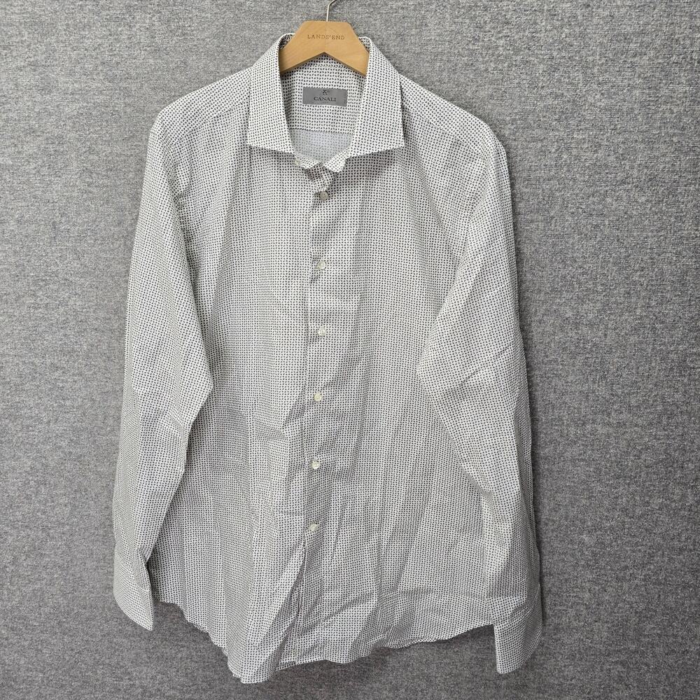 CANALI 1934 DRESS SHIRT, SIZE 44-17 1/2